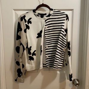 Black/White/Gray jacket by Marc Jacobs.